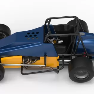 Vintage Pavement Silver Crown Car Scale 1:25 - Model thumbnail 10