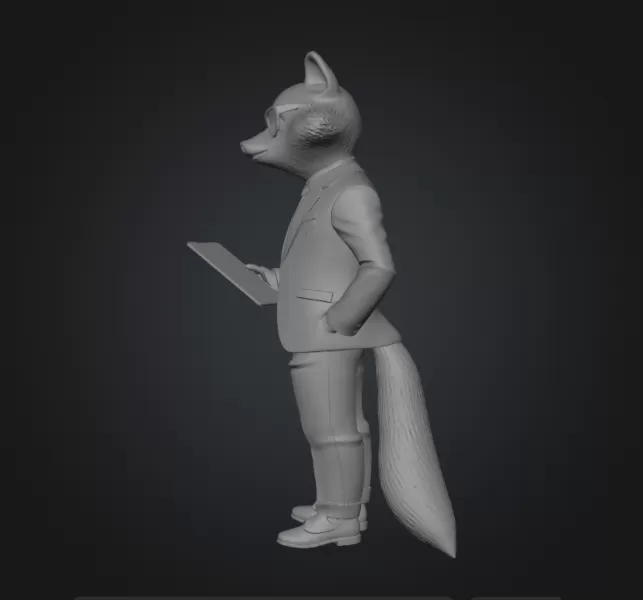 CEO raccoon - Model preview 2