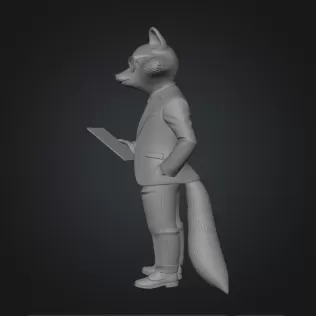 CEO raccoon - Model thumbnail 2