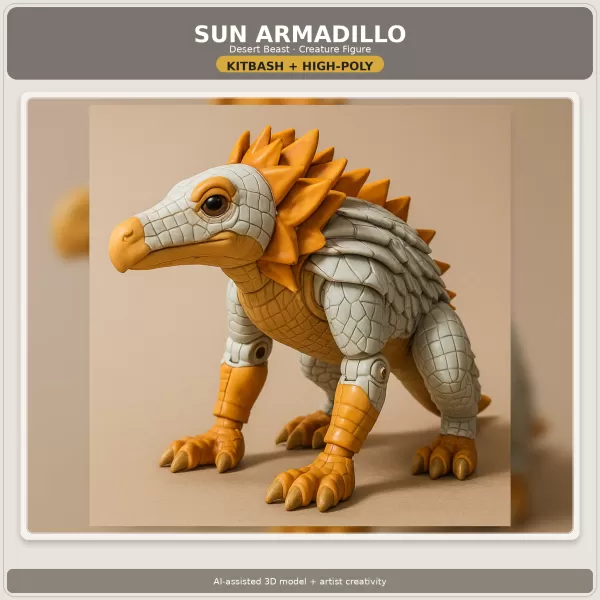 Kitbash Creature Collection – High-Poly Character Figure Pack - Model preview 14