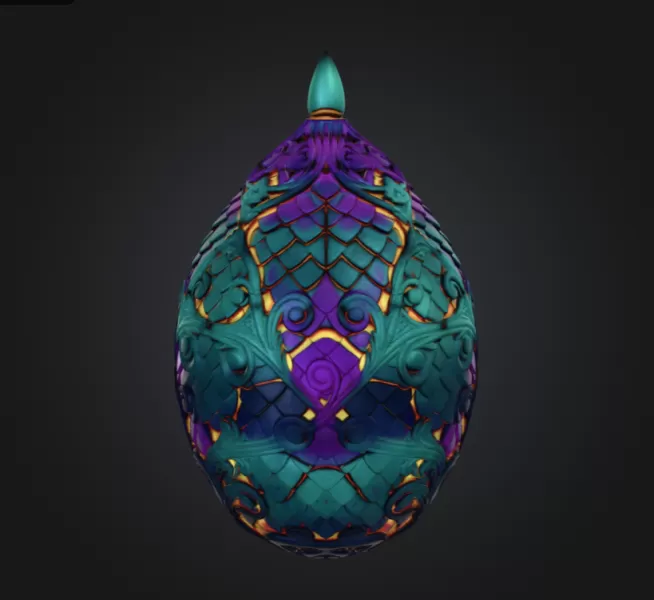 Mystical Dragon Egg - Model preview 1