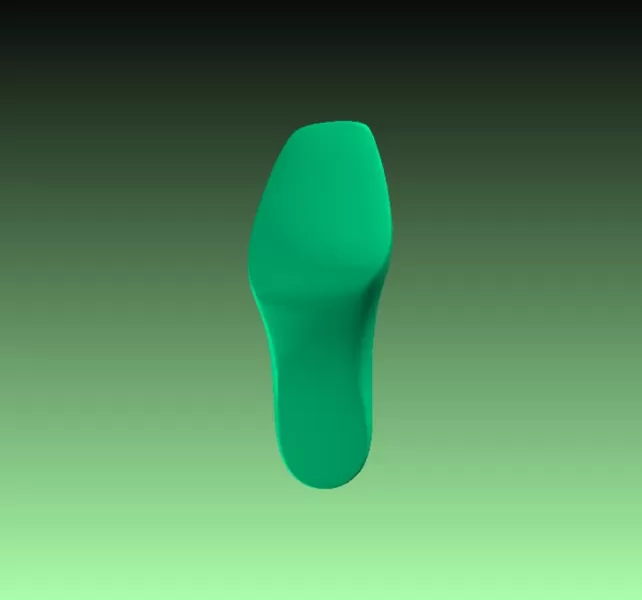 Women High Heel Open Toe Sandal Slipper Shoe Last 3D Digital Pri - Model preview 9