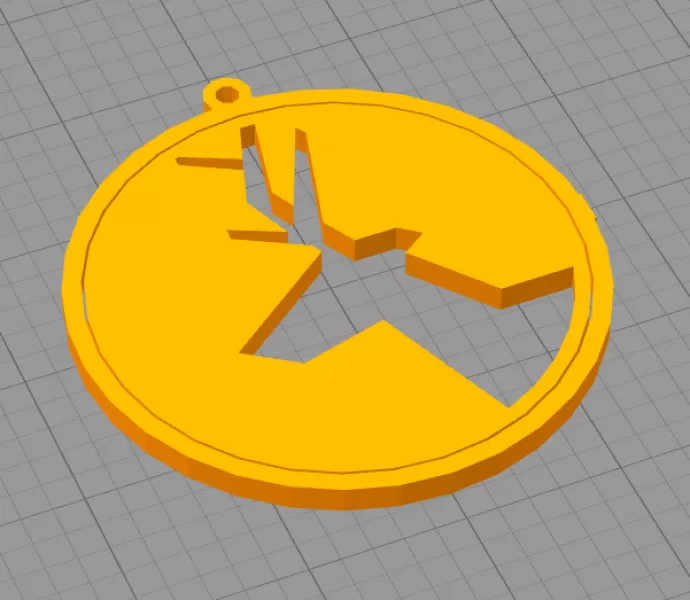 Reindeer gyroscope spinning Christmas tree decoration - Model preview 2