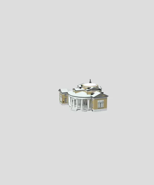 Colonnaded Rotunda Pavilion - Model preview 2