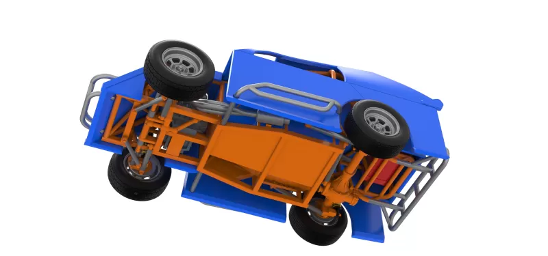 Mod Lite Race car Scale 1:25 - Model preview 3