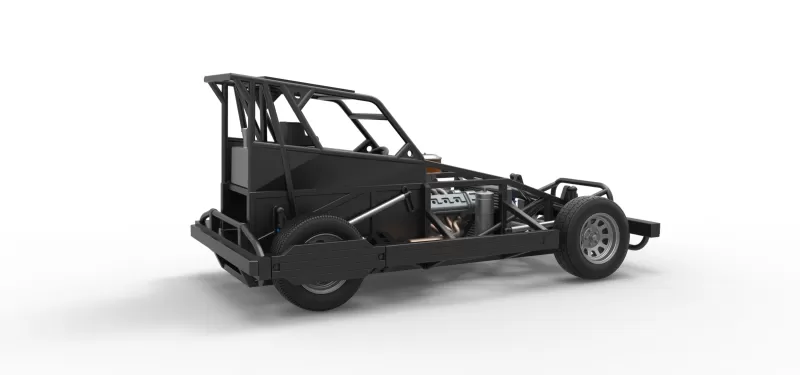 New Zealand Superstock car Base Version 4 Scale 1:25 - Model preview 20