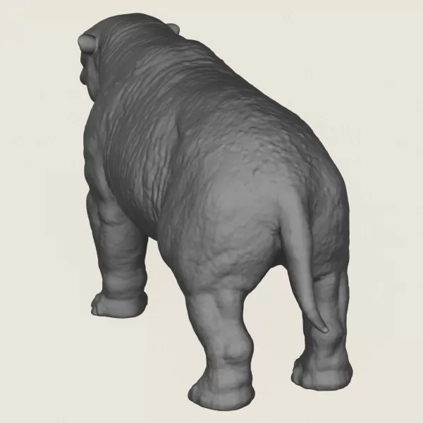 Dino Bull Print Ready 3D Model - Model preview 6