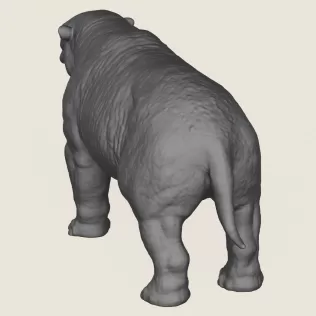 Dino Bull Print Ready 3D Model