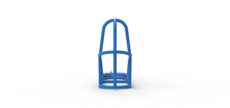 Frame of old school Front engine dragster Version 8 Scale 1:25 - Model preview 11