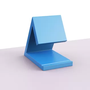 Triangle Book Holder, Tablet; Kindle; Cup Holder, Table or Night