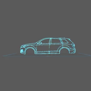 Audi - SQ7 2020 Wall Art
