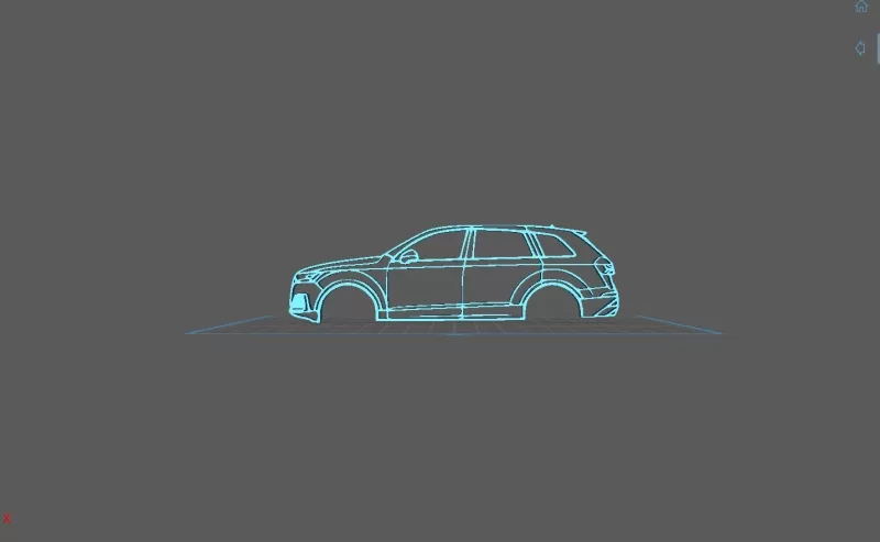 Audi - SQ7 2020 Wall Art - Model preview 1