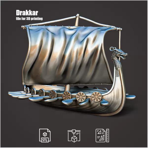 Viking Drakkar #RoZ - Model preview 2