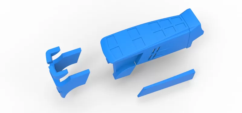 Hood of Pulling tractor Version 3 Scale 1:25 - Model preview 15