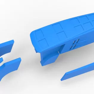 Hood of Pulling tractor Version 3 Scale 1:25 - Model thumbnail 15