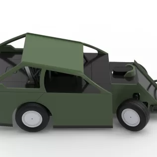 Mod Lite Race car while turning Version 2 Scale 1:25 - Model thumbnail 23