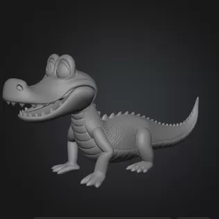 flexi crocodile - Model thumbnail 2