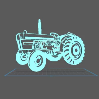 Tractor - David Brown Wall Art