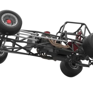 Vintage Dirt Modified stock car Base Version 2 Scale 1:25 - Model thumbnail 3