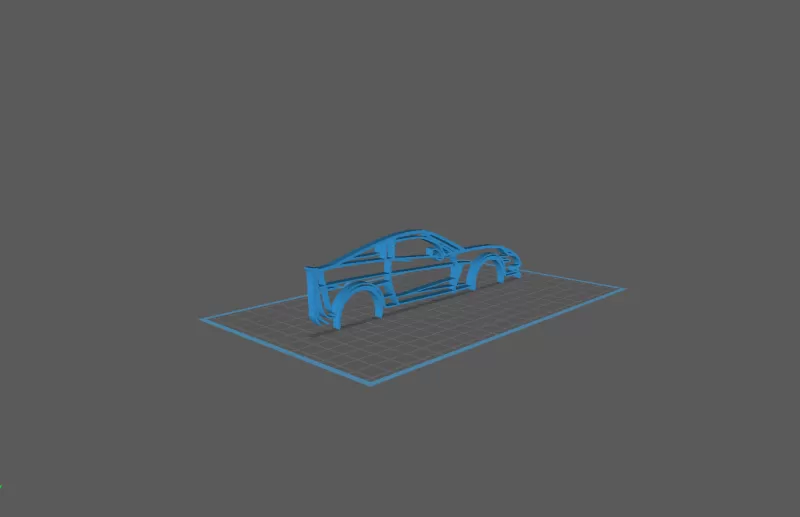 Chevrolet - Corvette C6 Z06 Wall Art - Model preview 1