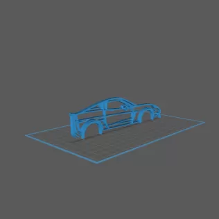 Chevrolet - Corvette C6 Z06 Wall Art - Model thumbnail 1