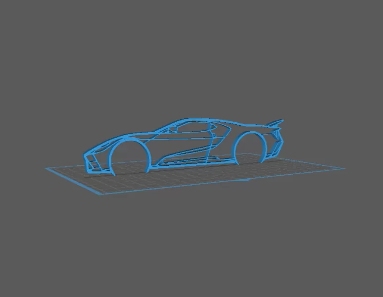 Ford - GT Wall Art - Model preview 2