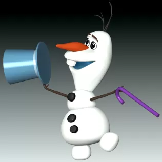 Olaf Frozen - Model thumbnail 4
