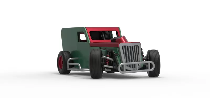 Dwarf car while turning Scale 1:25 - Model preview 27