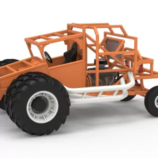 Racing Combine Harvester Base Scale 1:25