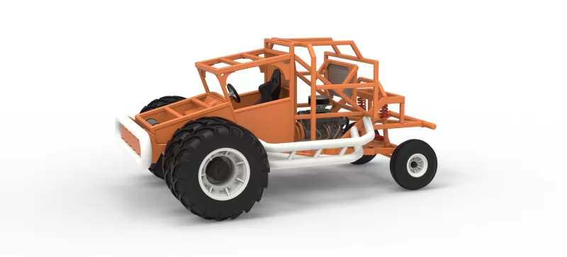 Racing Combine Harvester Base Scale 1:25 - Model preview 1