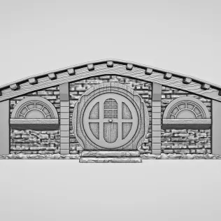 Hobbit House Facade #RoZ - Model thumbnail 2