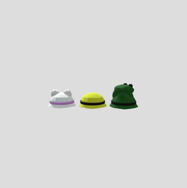 Big Scary Plush Hats - Model preview 3