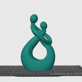 COUPLE SCULTURE - Model thumbnail 1