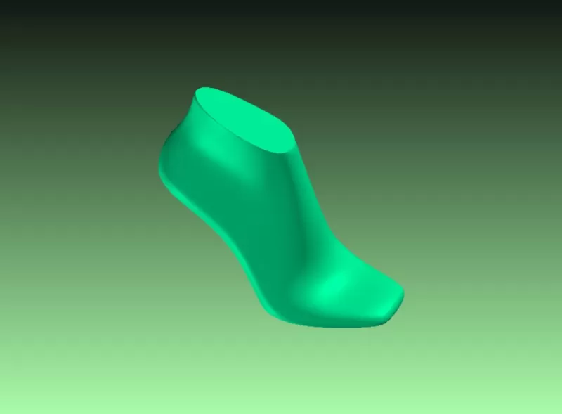 Women High Heel Open Toe Sandal Slipper Shoe Last 3D Digital Pri - Model preview 10