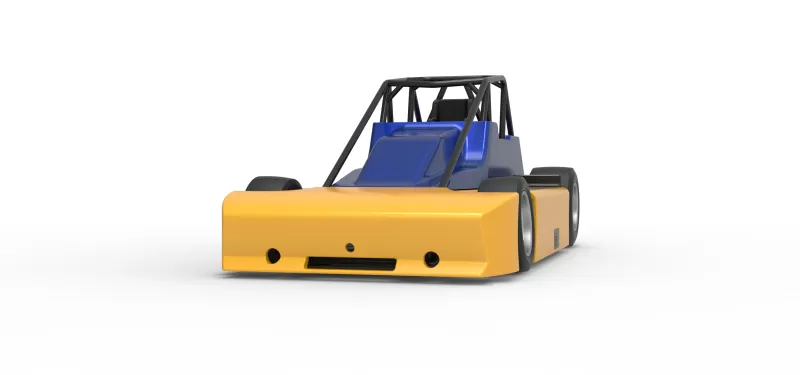 Experimental Pavement Silver Crown Car Version 2 Scale 1:25 - Model preview 6