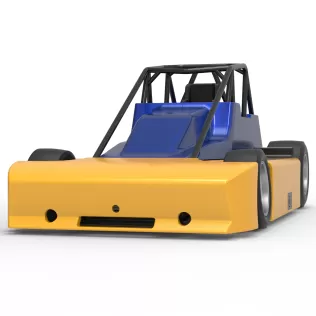 Experimental Pavement Silver Crown Car Version 2 Scale 1:25 - Model thumbnail 6