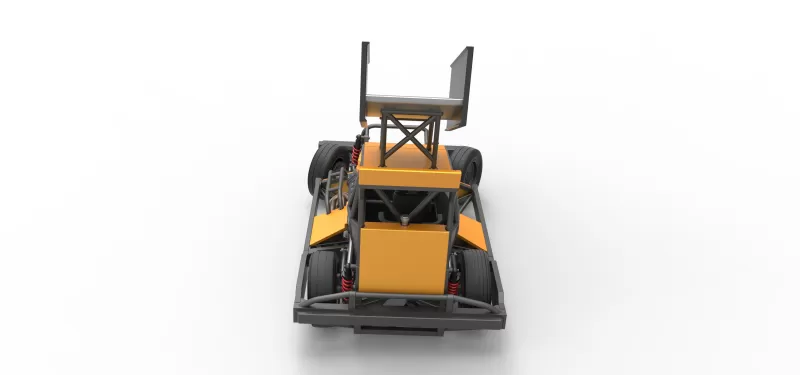 New Zealand Superstock car while turning Version 4 Scale 1:25 - Model preview 17