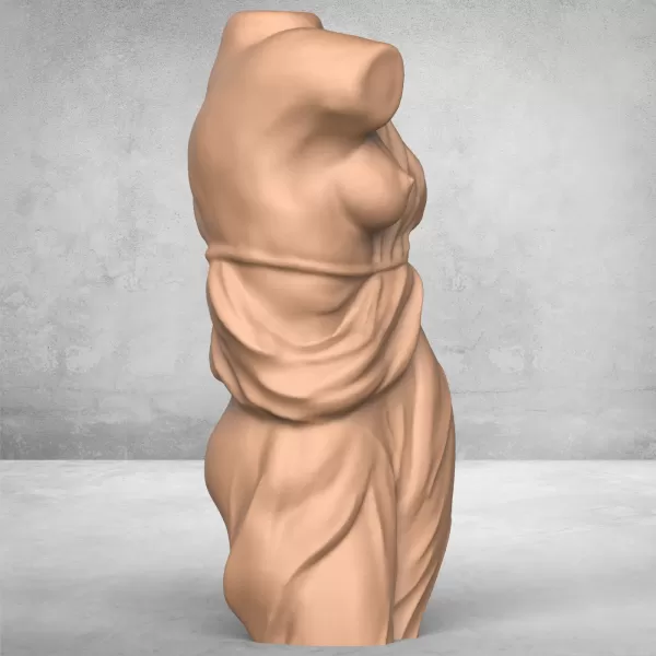 Woman Dancer Body Statue - Model preview 3
