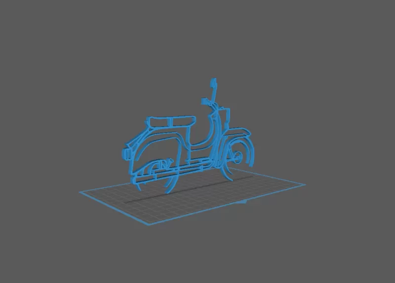 Simson - KR50 Wall Art - Model preview 2