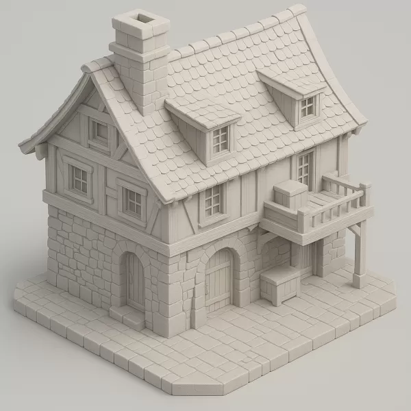 Medieval Home Rpg miniature Fantasy - Model preview 2
