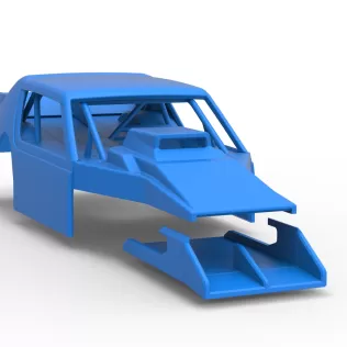 Shell of Vintage Asphalt Modified stock car V8 Scale 1:25 - Model thumbnail 16