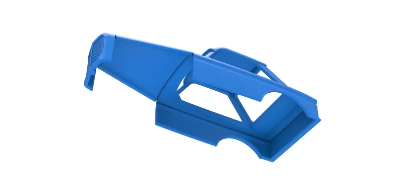 Shell of New Zealand Vintage Stock car Scale 1:25 - Model preview 3