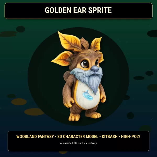 Forest Gremlin Creatures – Fantasy Woodland Character Pack - Model preview 20