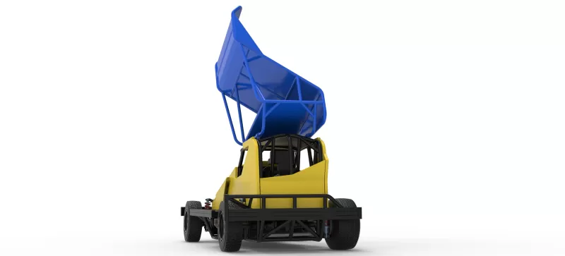 BriSCA Formula 1 Stock Car for Dirt Version 2 Scale 1:25 - Model preview 15