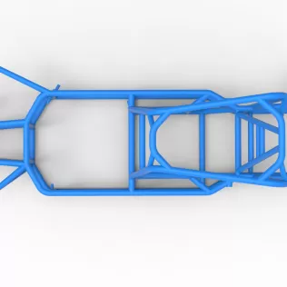 Frame of Silver Crown Car Version 2 Scale 1:25 - Model thumbnail 8