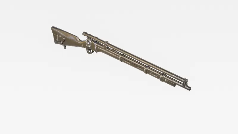 Model 1859 Percussion Berdan Rifle #RoZ - Model preview 1