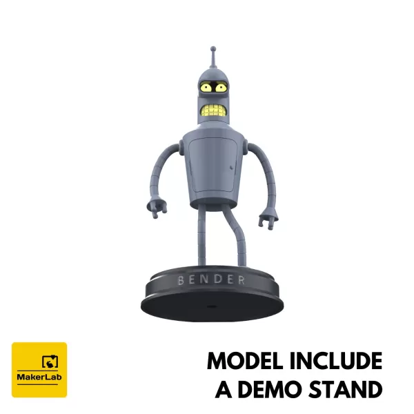 Bender - Printable 3d model - STL files - Model preview 3