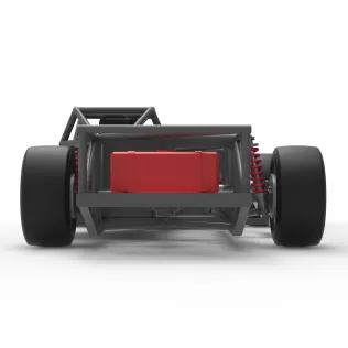 Vintage Asphalt Outlaw Super late model Base Scale 1:25 - Model thumbnail 16