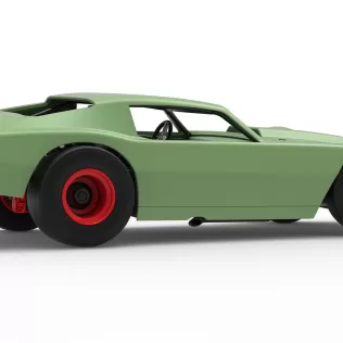 Vintage Dirt late model Race car Version 3 while turning 1:25 - Model thumbnail 21