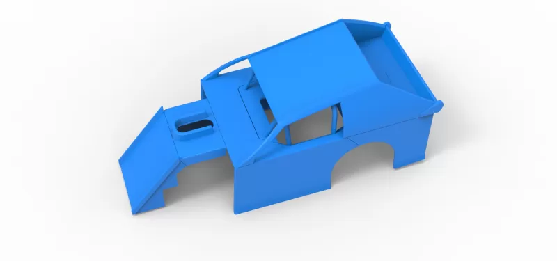 Shell of Mod Lite Race car Scale 1:25 - Model preview 2